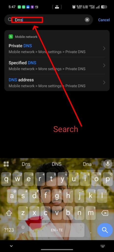 Select Private DNS