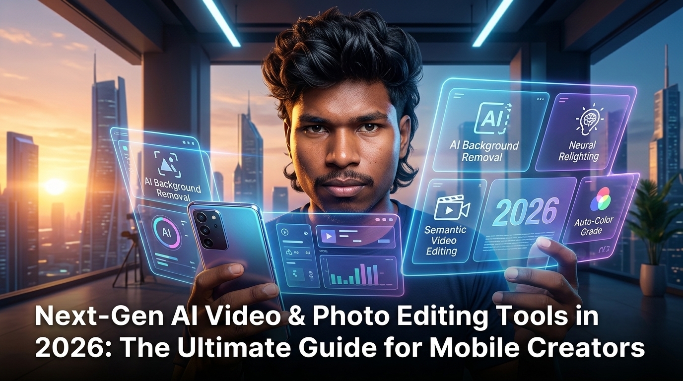 Next-Gen AI Video & Photo Editing Tools in 2026: The Ultimate Guide for Mobile Creators