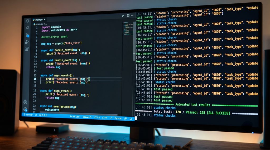 Software engineer terminal screen displaying real-time agentic tool invocation, Python code execution, and data extraction telemetry Software engineer terminal screen displaying real-time agentic tool invocation, Python code execution, and data extraction telemetry